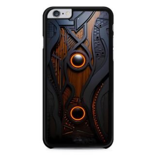 Black Wood Steel Cover iPhone 6 / 6S / 6 Plus / 6S Plus Case