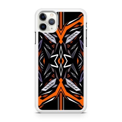 Blitz Black Orange Vector Cover iPhone 12 / 12 Pro / 12 Pro Max / 12 Mini Case - Image 2