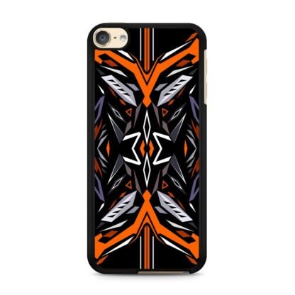 Blitz Black Orange Vector Cover iPod Touch 6 / 7 Case