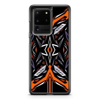 Blitz Black Orange Vector Cover Samsung Galaxy S20 / S20 Plus / S20 Ultra / S20 FE Case