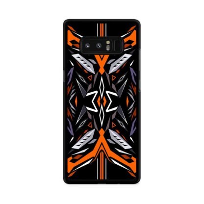 Blitz Black Orange Vector Cover Samsung Galaxy Note 8 Case