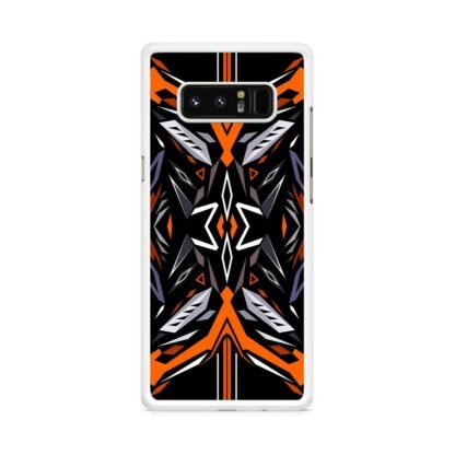 Blitz Black Orange Vector Cover Samsung Galaxy Note 8 Case - Image 2