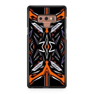 Blitz Black Orange Vector Cover Samsung Galaxy Note 9 Case