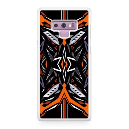 Blitz Black Orange Vector Cover Samsung Galaxy Note 9 Case - Image 2