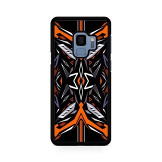 Blitz Black Orange Vector Cover Samsung Galaxy S9 / S9 Plus Case