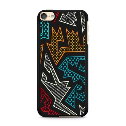 Blitz Zig Zag Color Pattern iPod Touch 6 / 7 Case