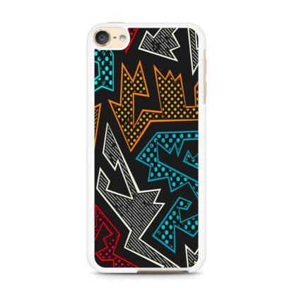 Blitz Zig Zag Color Pattern iPod Touch 6 / 7 Case - Image 2