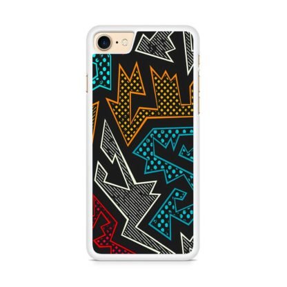 Blitz Zig Zag Color Pattern iPhone 7 / 8 / SE 2020 / SE 2022 Case - Image 2