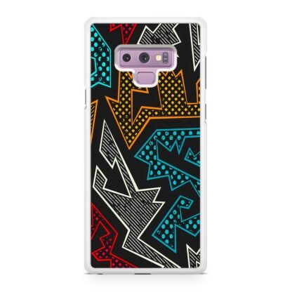Blitz Zig Zag Color Pattern Samsung Galaxy Note 9 Case - Image 2