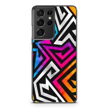 Blitz Zig Zag Colorful Graffiti Samsung Galaxy S21 / S21 Plus / S21 Ultra / S21 FE Case