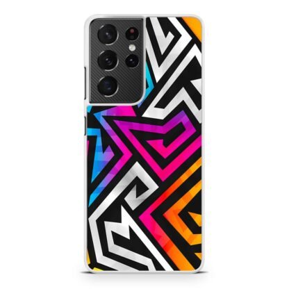 Blitz Zig Zag Colorful Graffiti Samsung Galaxy S21 / S21 Plus / S21 Ultra / S21 FE Case - Image 2