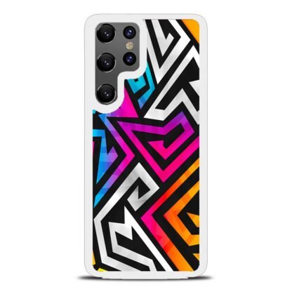 Blitz Zig Zag Colorful Graffiti Samsung Galaxy S25 / S25 Plus / S25 Ultra Case - Image 2