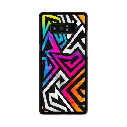 Blitz Zig Zag Colorful Graffiti Samsung Galaxy Note 8 Case