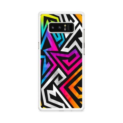 Blitz Zig Zag Colorful Graffiti Samsung Galaxy Note 8 Case - Image 2