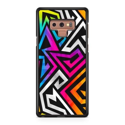 Blitz Zig Zag Colorful Graffiti Samsung Galaxy Note 9 Case
