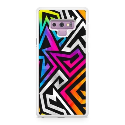 Blitz Zig Zag Colorful Graffiti Samsung Galaxy Note 9 Case - Image 2