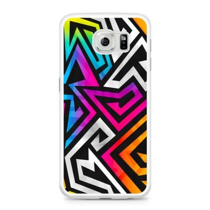 Blitz Zig Zag Colorful Graffiti Samsung Galaxy S6 / S6 Edge / S6 Edge Plus Case - Image 2