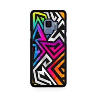 Blitz Zig Zag Colorful Graffiti Samsung Galaxy S9 / S9 Plus Case