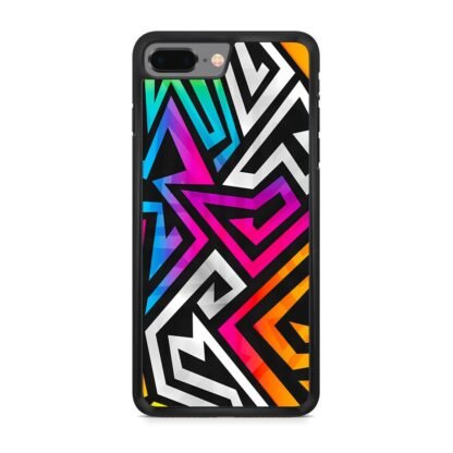 Blitz Zig Zag Colorful Graffiti iPhone 7 Plus / 8 Plus Case