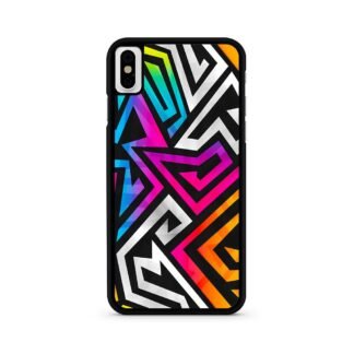 Blitz Zig Zag Colorful Graffiti iPhone X / XR / XS / XS Max Case