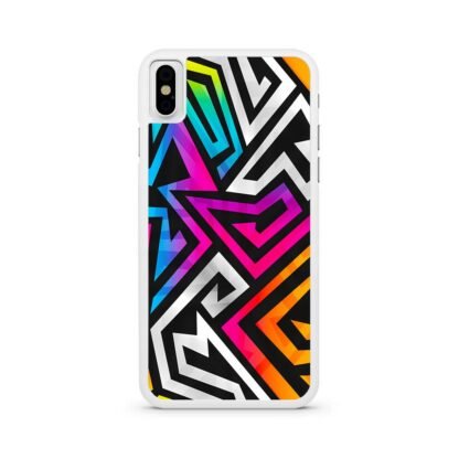 Blitz Zig Zag Colorful Graffiti iPhone X / XR / XS / XS Max Case - Image 2
