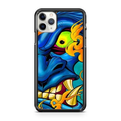 Blue Demon Oni Face iPhone 12 / 12 Pro / 12 Pro Max / 12 Mini Case