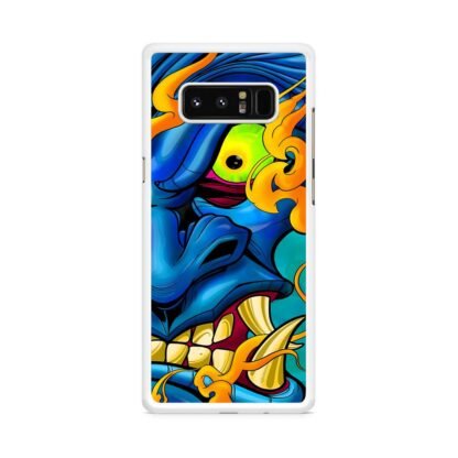 Blue Demon Oni Face Samsung Galaxy Note 8 Case - Image 2