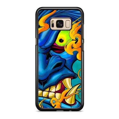 Blue Demon Oni Face Samsung Galaxy S8 / S8 Plus Case