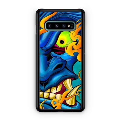 Blue Demon Oni Face Samsung Galaxy S10 / S10e / S10 Plus / S10 5G Case
