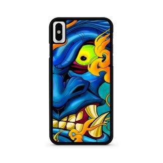 Blue Demon Oni Face iPhone X / XR / XS / XS Max Case