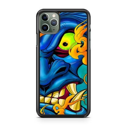 Blue Demon Oni Face iPhone 15 / 15 Plus / 15 Pro / 15 Pro Max Case