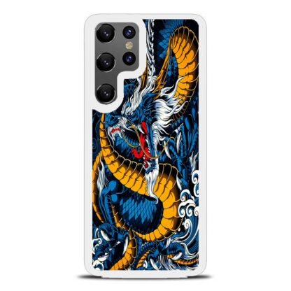 Blue Dragon Cloud Shenlong Samsung Galaxy S24 / S24 Plus / S24 Ultra / S24 FE Case - Image 2