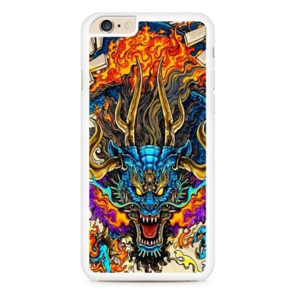 Blue Dragon Flame Aura iPhone 6 / 6S / 6 Plus / 6S Plus Case - Image 2