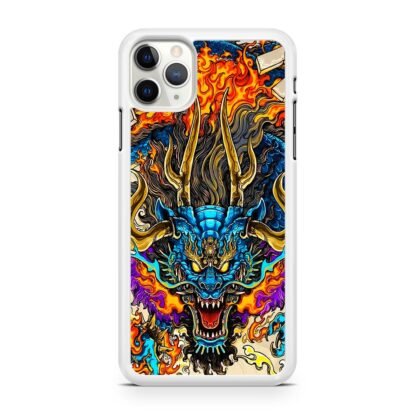 Blue Dragon Flame Aura iPhone 12 / 12 Pro / 12 Pro Max / 12 Mini Case - Image 2