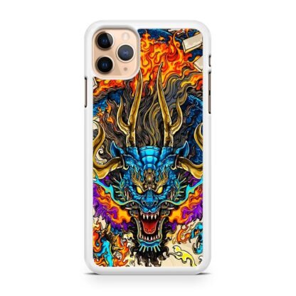 Blue Dragon Flame Aura iPhone 13 / 13 Pro / 13 Pro Max / 13 Mini Case - Image 2