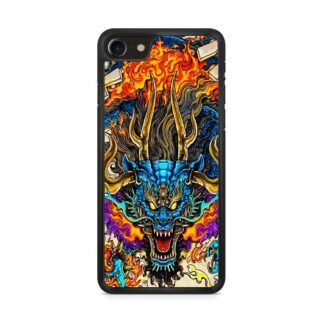 Blue Dragon Flame Aura iPhone 7 / 8 / SE 2020 / SE 2022 Case