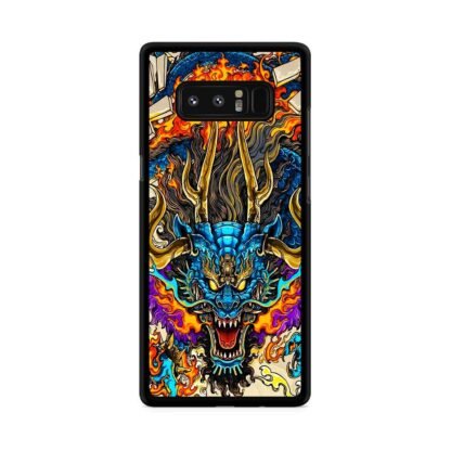 Blue Dragon Flame Aura Samsung Galaxy Note 8 Case