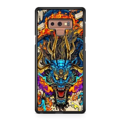 Blue Dragon Flame Aura Samsung Galaxy Note 9 Case