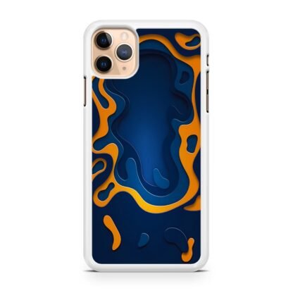 Blue Gold Liquid iPhone 13 / 13 Pro / 13 Pro Max / 13 Mini Case - Image 2