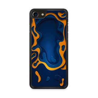 Blue Gold Liquid iPhone 7 / 8 / SE 2020 / SE 2022 Case