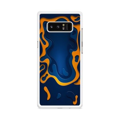 Blue Gold Liquid Samsung Galaxy Note 8 Case - Image 2