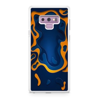 Blue Gold Liquid Samsung Galaxy Note 9 Case - Image 2