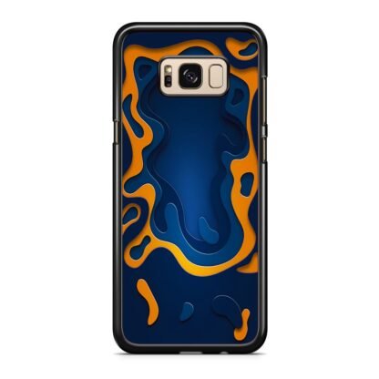 Blue Gold Liquid Samsung Galaxy S8 / S8 Plus Case