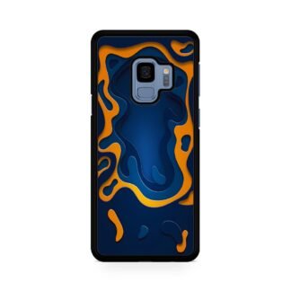 Blue Gold Liquid Samsung Galaxy S9 / S9 Plus Case