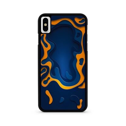 Blue Gold Liquid iPhone X / XR / XS / XS Max Case
