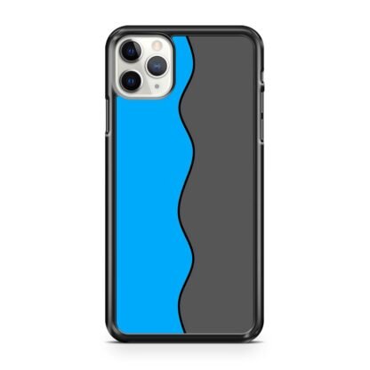 Blue Grey Wave Split iPhone 12 / 12 Pro / 12 Pro Max / 12 Mini Case