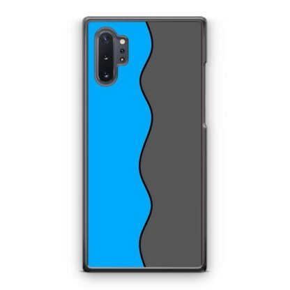 Blue Grey Wave Split Samsung Galaxy Note 10 / Note 10 Plus Case