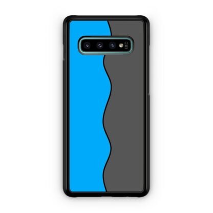 Blue Grey Wave Split Samsung Galaxy S10 / S10e / S10 Plus / S10 5G Case