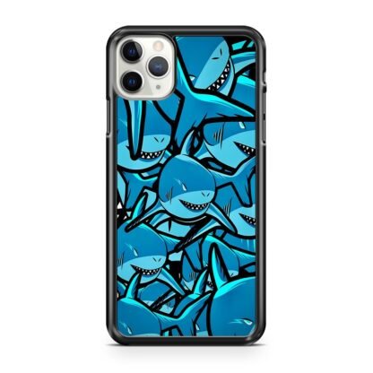 Blue Shark Collage iPhone 12 / 12 Pro / 12 Pro Max / 12 Mini Case