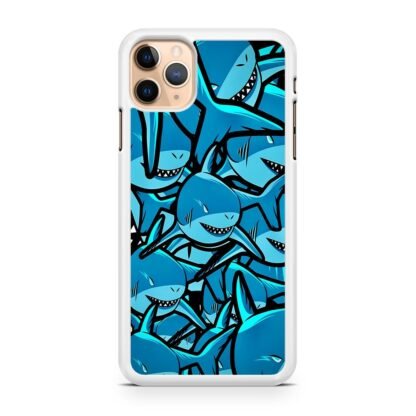 Blue Shark Collage iPhone 13 / 13 Pro / 13 Pro Max / 13 Mini Case - Image 2
